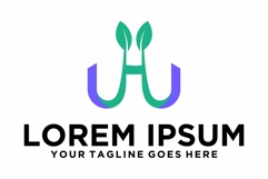Agriculture letter H logo design Product Image 1