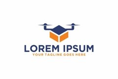 Drone delivery express logo design Product Image 1