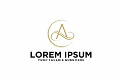 Luxury boutique letter A logo Product Image 1