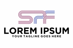 Flow letter LPF lines logo Product Image 1