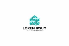 Green house leaves logo design Product Image 1