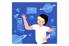 Digital Virtual Reality Metaverse concept Product Image 1