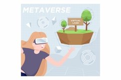 Metaverse Land sells in Virtual World concept Product Image 1