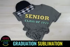Senior Class of 2021 Sublimation- Graduation Sublimation PNG Product Image 3