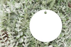 Christmas ornament arabesque mock up round mockup PSD Product Image 5