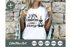 Campers gonna camp SVG, camping svg, Camping Quote Svg Product Image 1