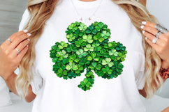 Shamrock png | Faux Painted St Patricks Day Clover Product Image 2