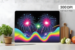 Happy New Year Cutting Board PNG Festive New Year&#039;s Eve 2026 Product Image 1