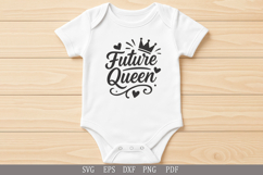 Future Queen SVG Empowering Design for Girls&#039; Apparel Product Image 6