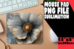 Blossom Burst: 3D Mouse Pad Designs Art PNG Product Image 1