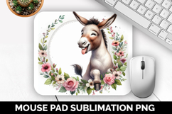 Cute Animals Mouse Pad Bundle, Sublimation Mouse Pad PNG Product Image 3