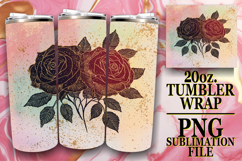 Enchanted days 20oz tumbler wrap, Rainbow Product Image 1