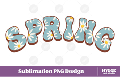 Floral Spring Png Retro Flowers Sublimation Daisy Daisies Product Image 1