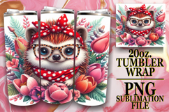 PRESENT OF SERENITY 20oz TUMBLER WRAP, Cute Animals Product Image 1