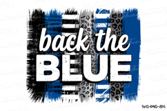 Back the Blue Svg | 4th of July Svg | Svg Cut File Product Image 1