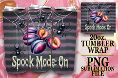 SWEET ADVENTURES 20oz TUMBLER WRAP, Halloween Product Image 1