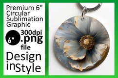 3D Floral Elegance: Spring Round Designs PNG Product Image 1