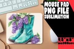 Blooming Watercolor Coaster Design PNG Product Image 1