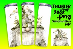 Charming Watercolor Gnome Sublimation Wrap Designs Product Image 1
