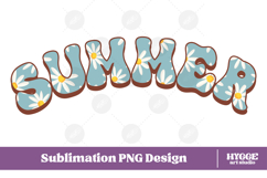 Floral Summer Png Retro Flowers Sublimation Daisy Daisies Product Image 1