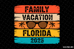 Family Vacation Florida 2025 SVG Design | Summer SVG Product Image 1