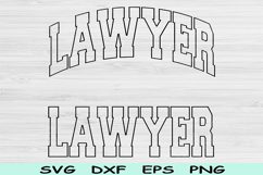 Lawyer Svg Cut Files, Lawyer Png, Attorney Svg File Cricut Product Image 1