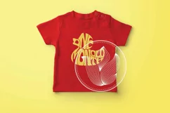 One Month Old SVG yellow baby duck lettering design Product Image 3