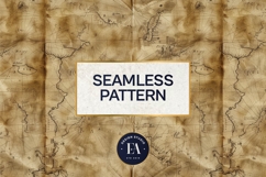 Vintage World Maps Pattern, Junk journal papers Product Image 3
