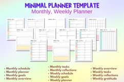 2026-2027 Minimal Planner Template Product Image 5