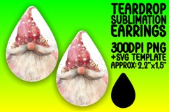Ethereal Gnome Tranquility: Watercolor Teardrop Harmony Product Image 1