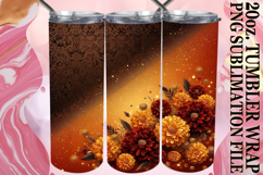 Blissful Moments 20oz tumbler wrap, Leopard Prints Product Image 1