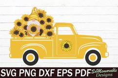 Sunflowers Bundle SVG cut file, Sunflowers SVG design Product Image 21