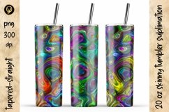 20 Oz Abstract Skinny Tumbler Bundle 13.6 Packs In One Product Image 5