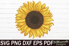 Sunflowers Bundle SVG cut file, Sunflowers SVG design Product Image 17