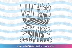 Camping -What happens on the farm svg Product Image 1
