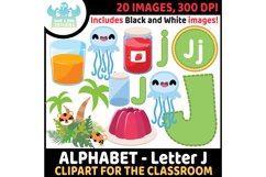 Big Alphabet Letter Clipart Bundle - Lime and Kiwi Designs Product Image 21