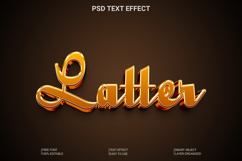 Shiny Metallic 3D Text Effect Photoshop Template Product Image 1
