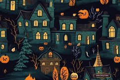 12 Halloween Seamless Patterns | Digital Paper Bundle Product Image 3