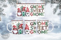 Christmas Mug Wrap Design - Christmas Gnome Sublimation Product Image 2