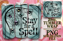 Bright Days 20oz tumbler wrap, Halloween Product Image 1