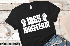 1865 Junefeenth - Black History SVG Design Product Image 1