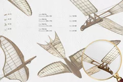 Vintage large fantasy wooden wings photo Product Image 3