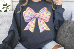 Easter Knit Bow PNG Product Image 5