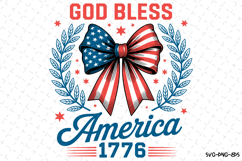 God Bless America svg | 4th of july Svg | Svg Cut Files Product Image 1