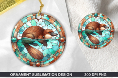 Animals Stained Glass Ornament Bundle, 30 High-Quality PNG Product Image 9