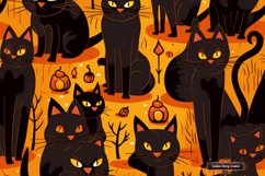 12 Halloween Seamless Patterns | Digital Paper Bundle Product Image 4