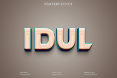 IDUL Text Effect for Ramadan Eid Festival Celebration Product Image 1