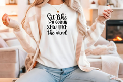 Funny Sewing Quote SVG For Sewist | Sew Like The Wind Product Image 4