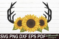 Sunflowers Bundle SVG cut file, Sunflowers SVG design Product Image 6