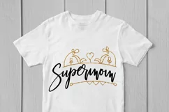 Supermom - Mother SVG EPS DXF PNG Cutting Files Product Image 3